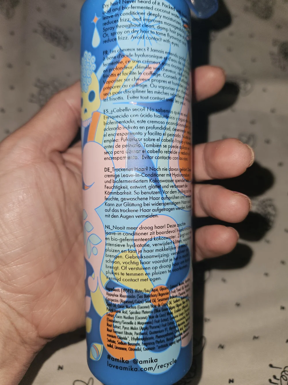 Amika Hydro Rush Intense Moisture Leave-In Conditioner — - Picture 3 of 5